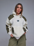 Hoodie Sweatshirt Fur White