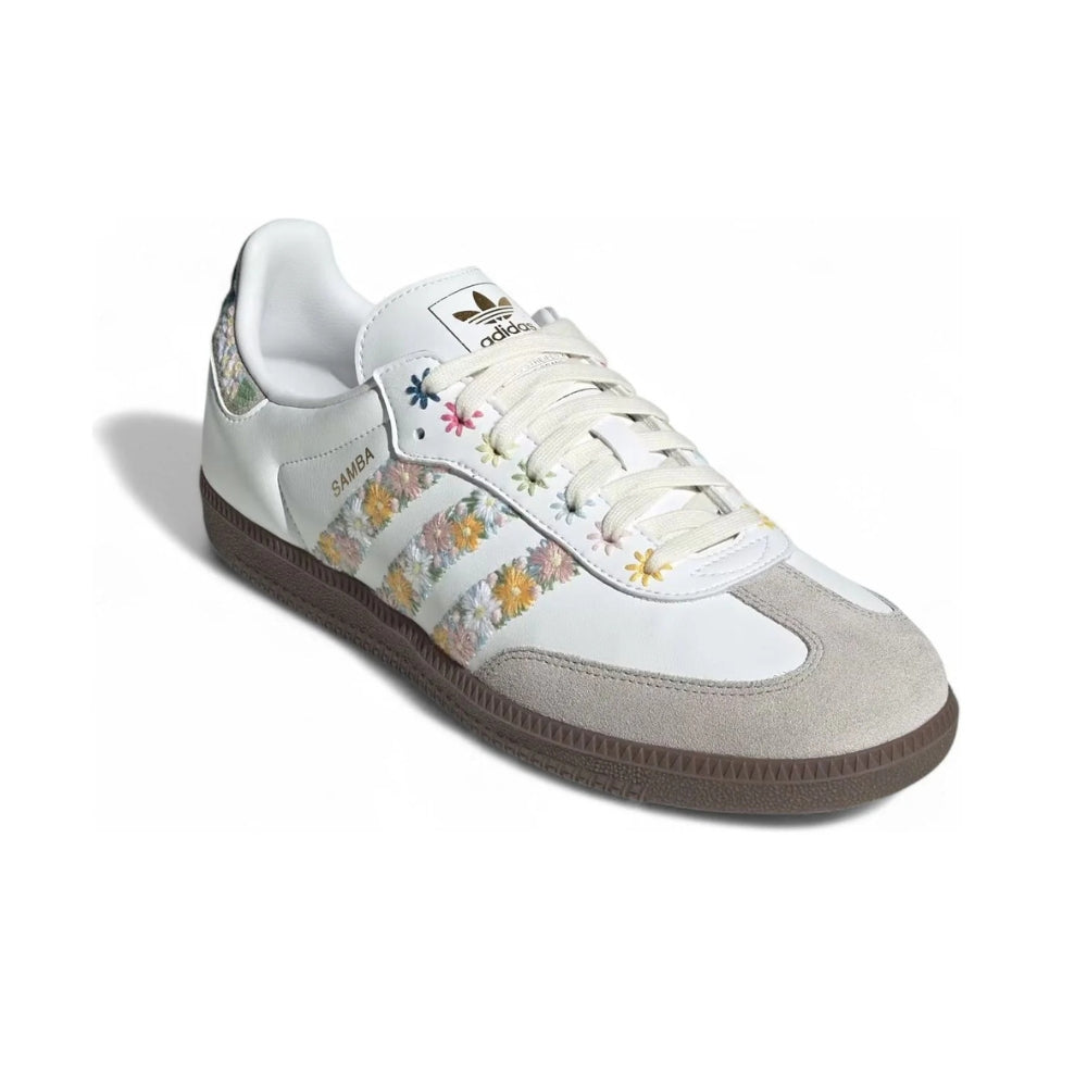 Adidas Samba OG Satin Floral Cloud White