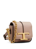 Tod's Timeless Crossbody Bag In Leather Micro Camel