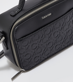 Calvin Klein Monogram Patterned Camera Bag