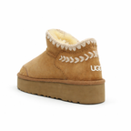 UGG Classic Ultra Printed Mini Boot Chestnut