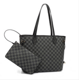 Louis Vuitton Checkered Tote Bag With Inner Pouch