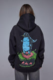 Black Penguin Hooded Sweatshirt