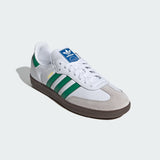 Adidas Samba OG Shoes Cloud White / Green