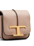 Tod's Timeless Crossbody Bag In Leather Micro Camel