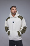 Hoodie Sweatshirt Fur White