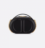 Christian Dior CD Signature Oval Camera Bag Black