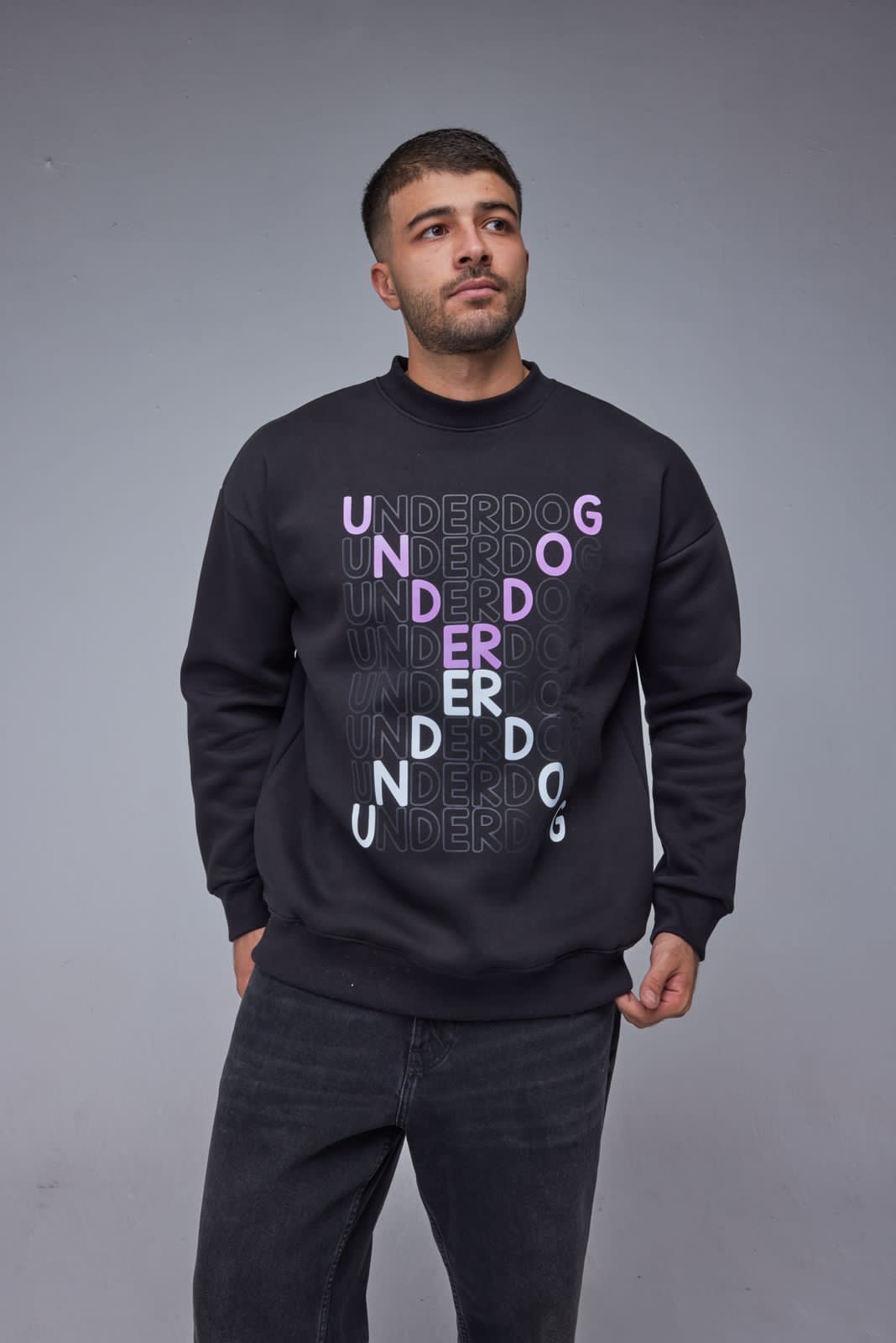 Unisex Design X Printed Sweatshirt - All About Eg