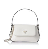 Guess Desideria Mini Flap Shoulder Bag White