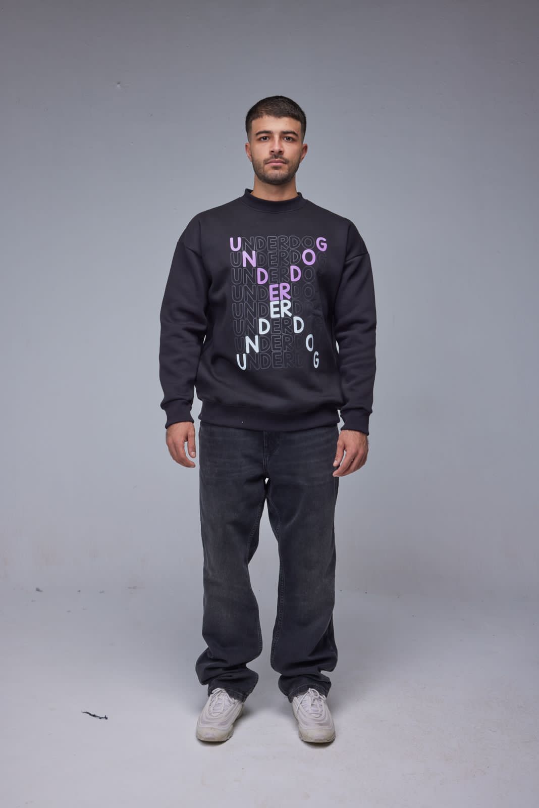 Unisex Design X Printed Sweatshirt - All About Eg