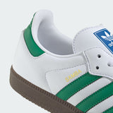 Adidas Samba OG Shoes Cloud White / Green