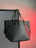 Louis Vuitton Checkered Tote Bag With Inner Pouch