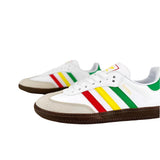 Adidas Samba OG Rasta Pack Sneakers - White