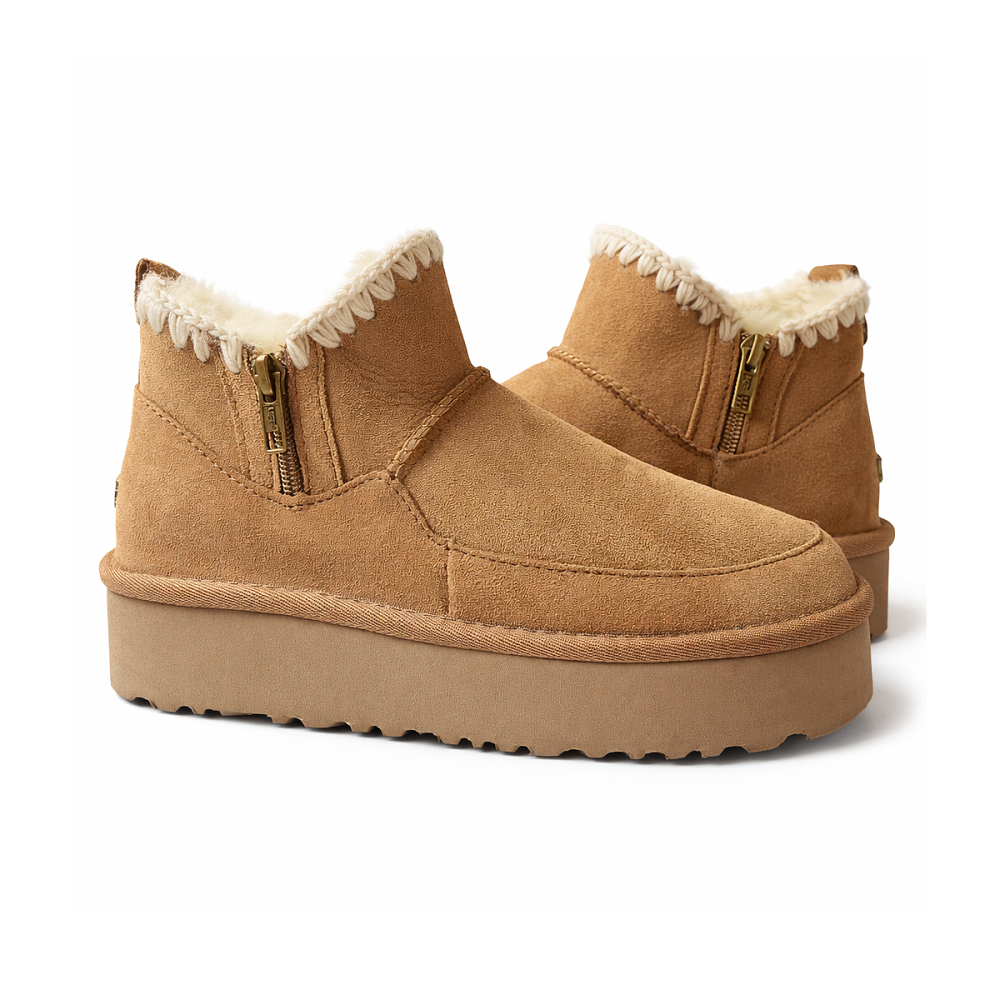 UGG Classic Ultra Zipper Mini Boot Chestnut