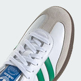 Adidas Samba OG Shoes Cloud White / Green