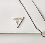 Guess Desideria Mini Flap Shoulder Bag White