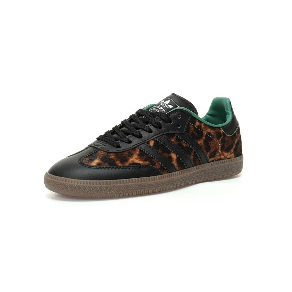 Adidas Samba OG Black Green Leopard