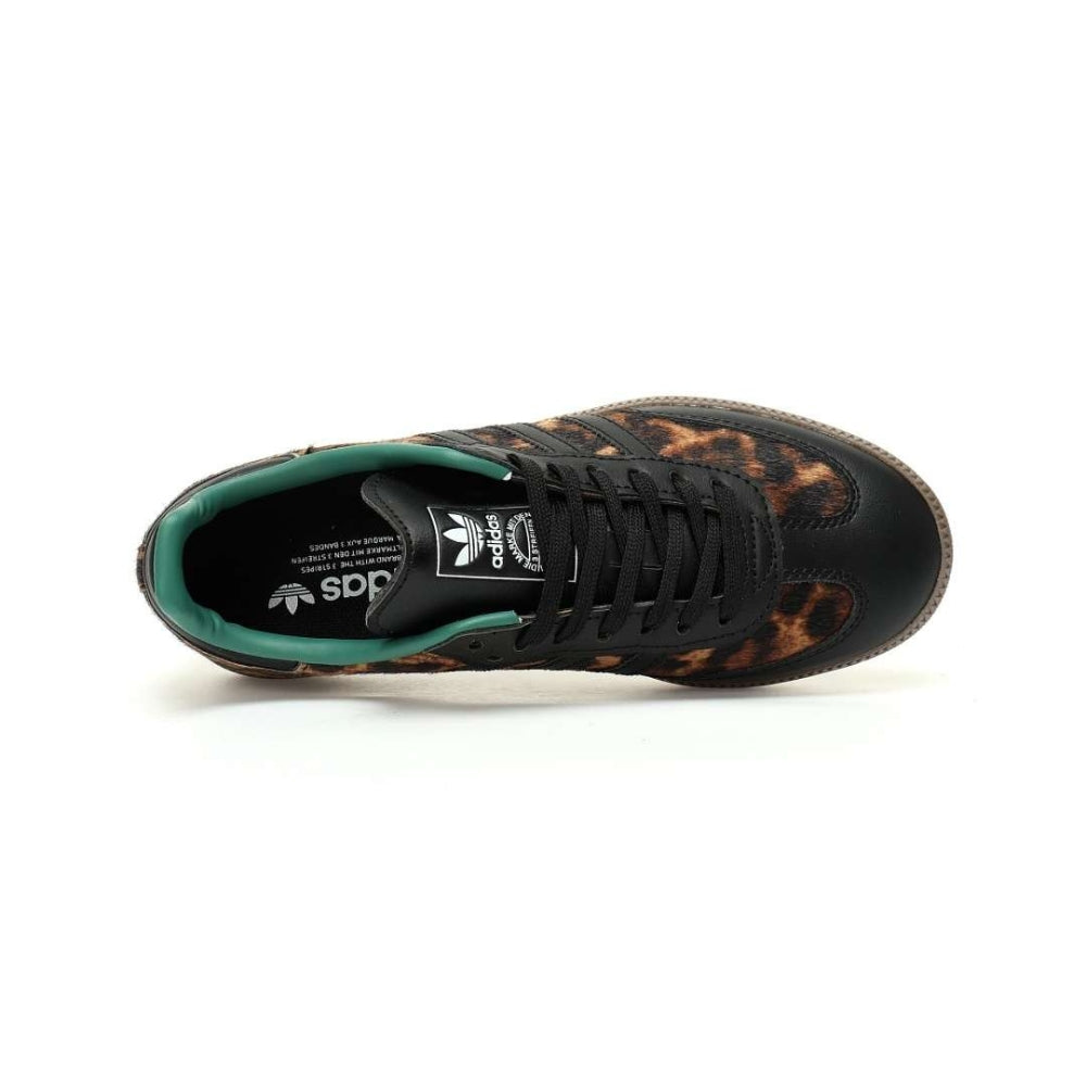 Adidas Samba OG Black Green Leopard