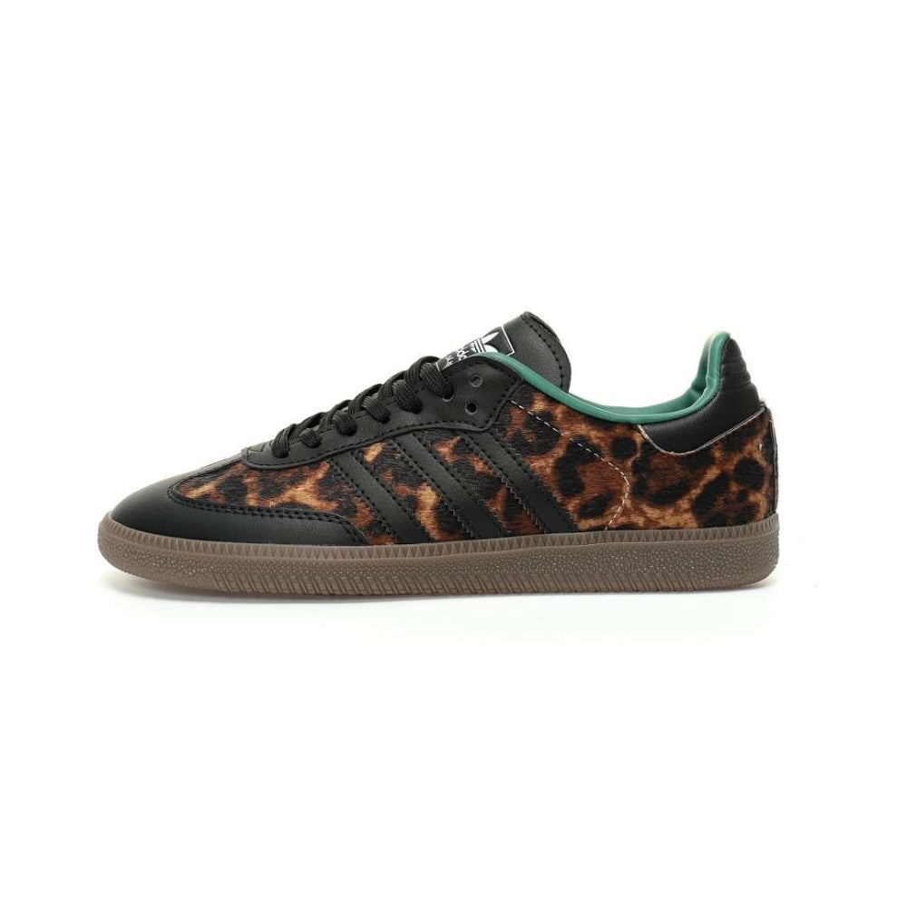 Adidas Samba OG Black Green Leopard