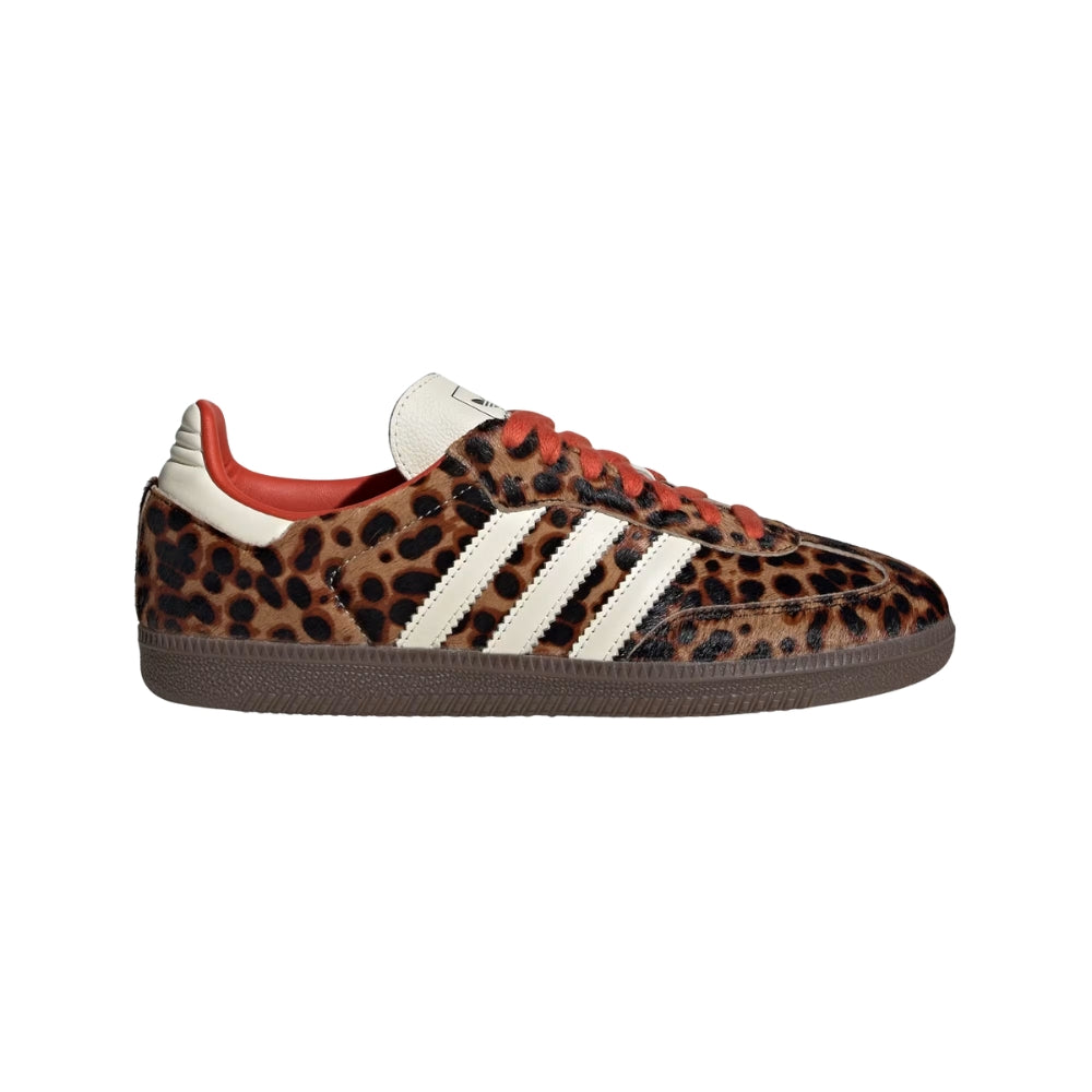 Adidas Samba OG Orange White Leopard