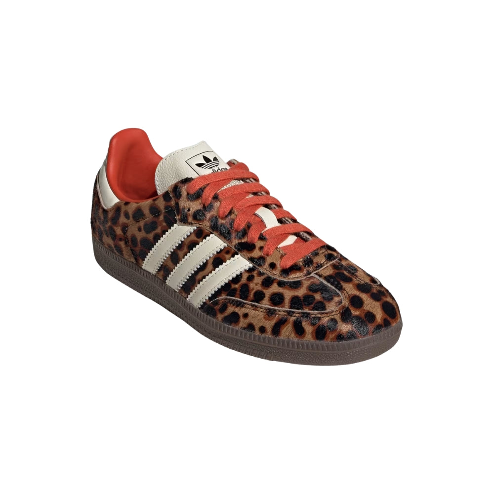 Adidas Samba OG Orange White Leopard