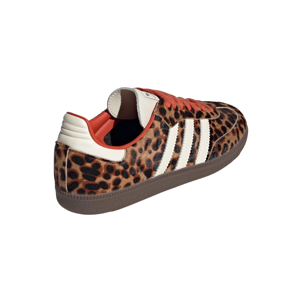 Adidas Samba OG Orange White Leopard