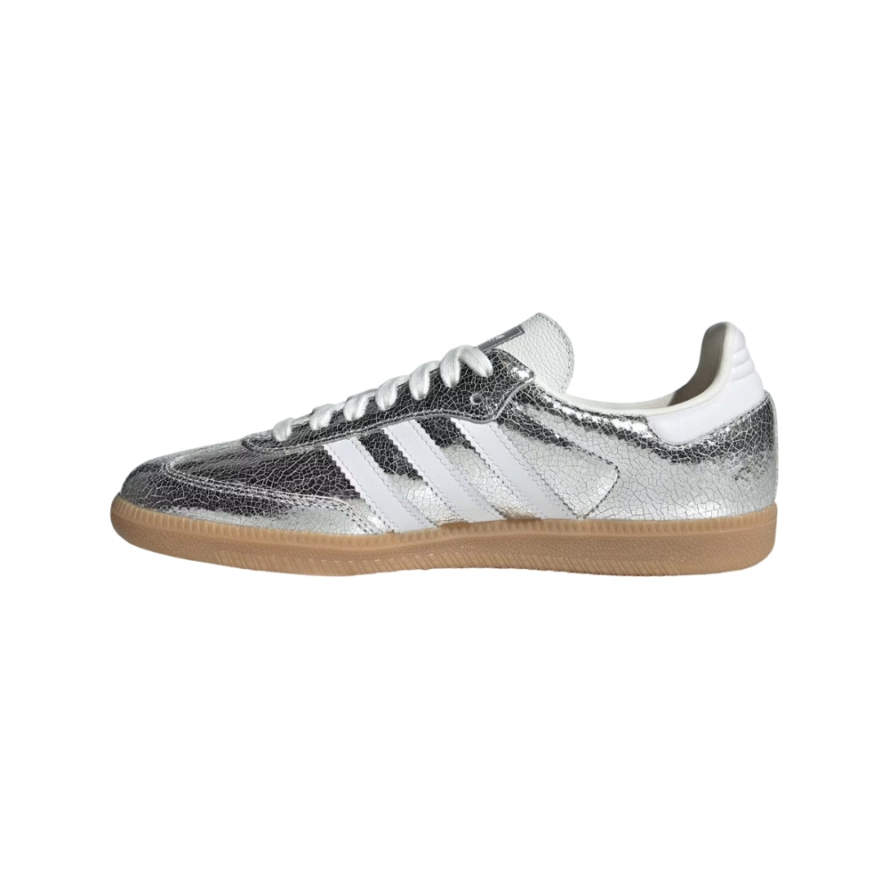 Adidas Samba OG Silver Metallic Cracked