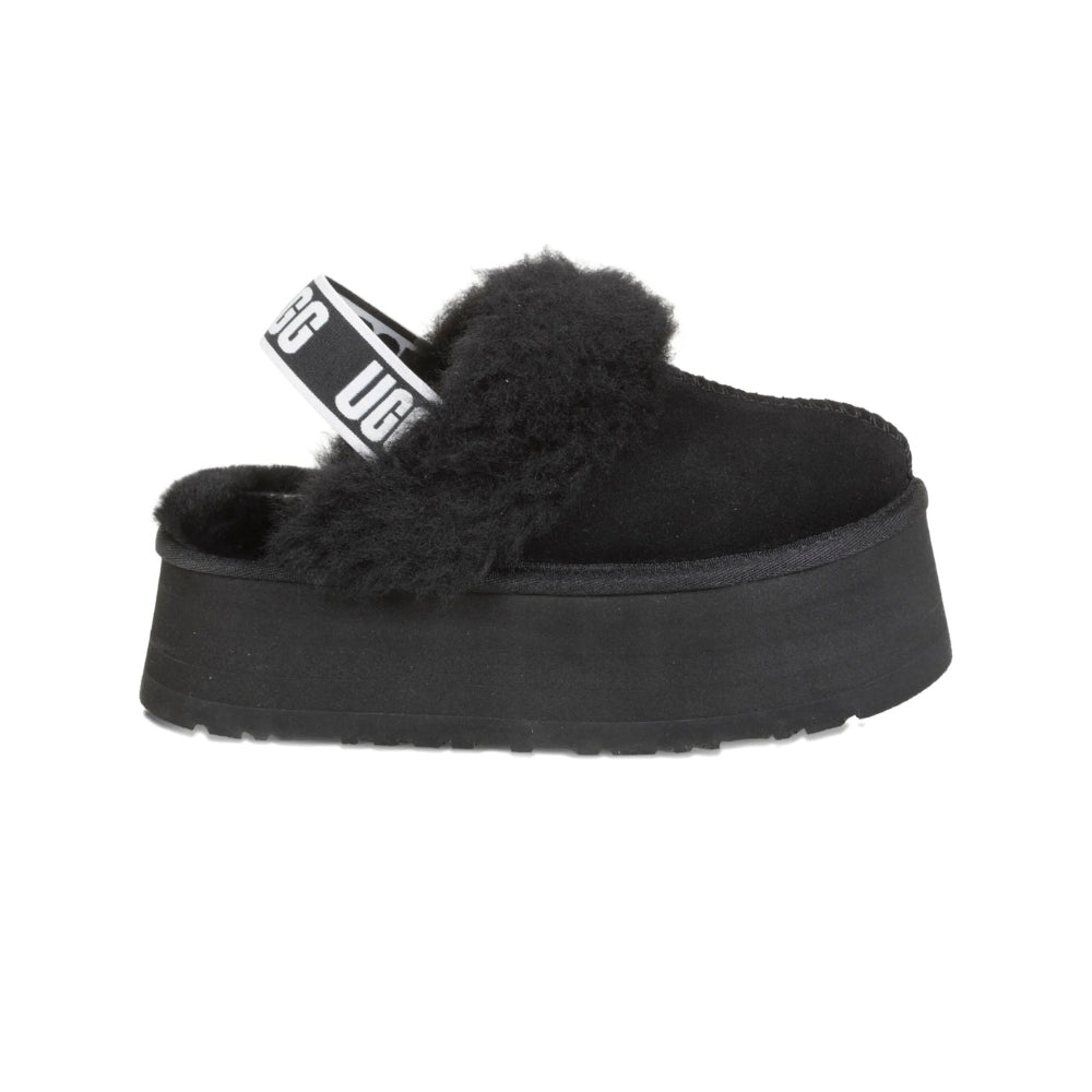 UGG Funkette Platform Slipper Black