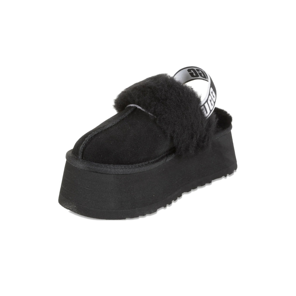 UGG Funkette Platform Slipper Black