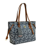 Tommy Hilfiger Medium Zip Tote Bag In Navy Blue