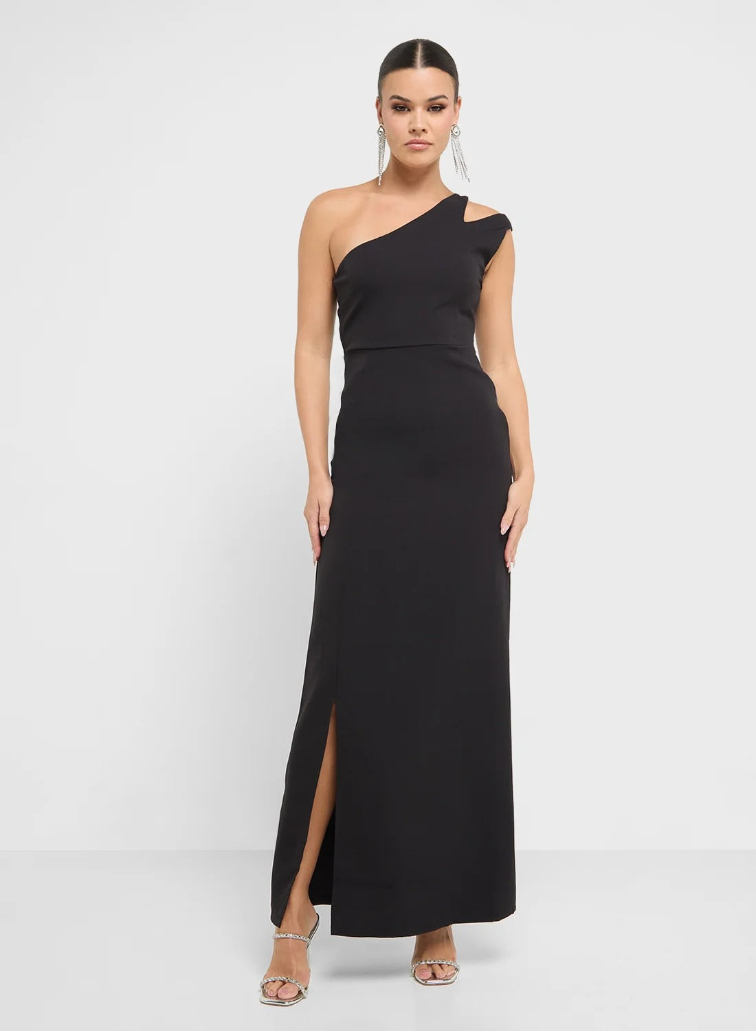 Asymmetric Column Dress