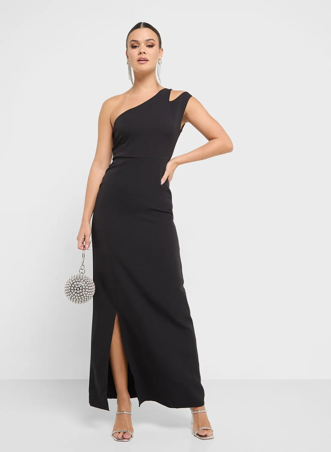 Asymmetric Column Dress