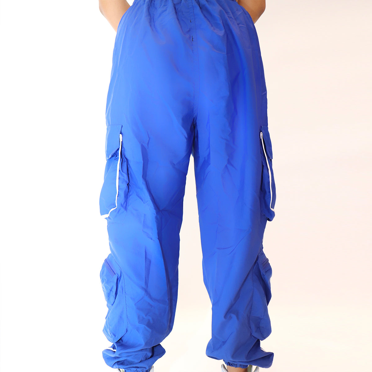 Blue Pocket Pants - All About Eg
