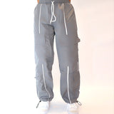 Grey Pocket Pants