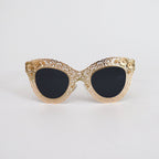 GOLD FRAME BLACK LENS - All About Eg