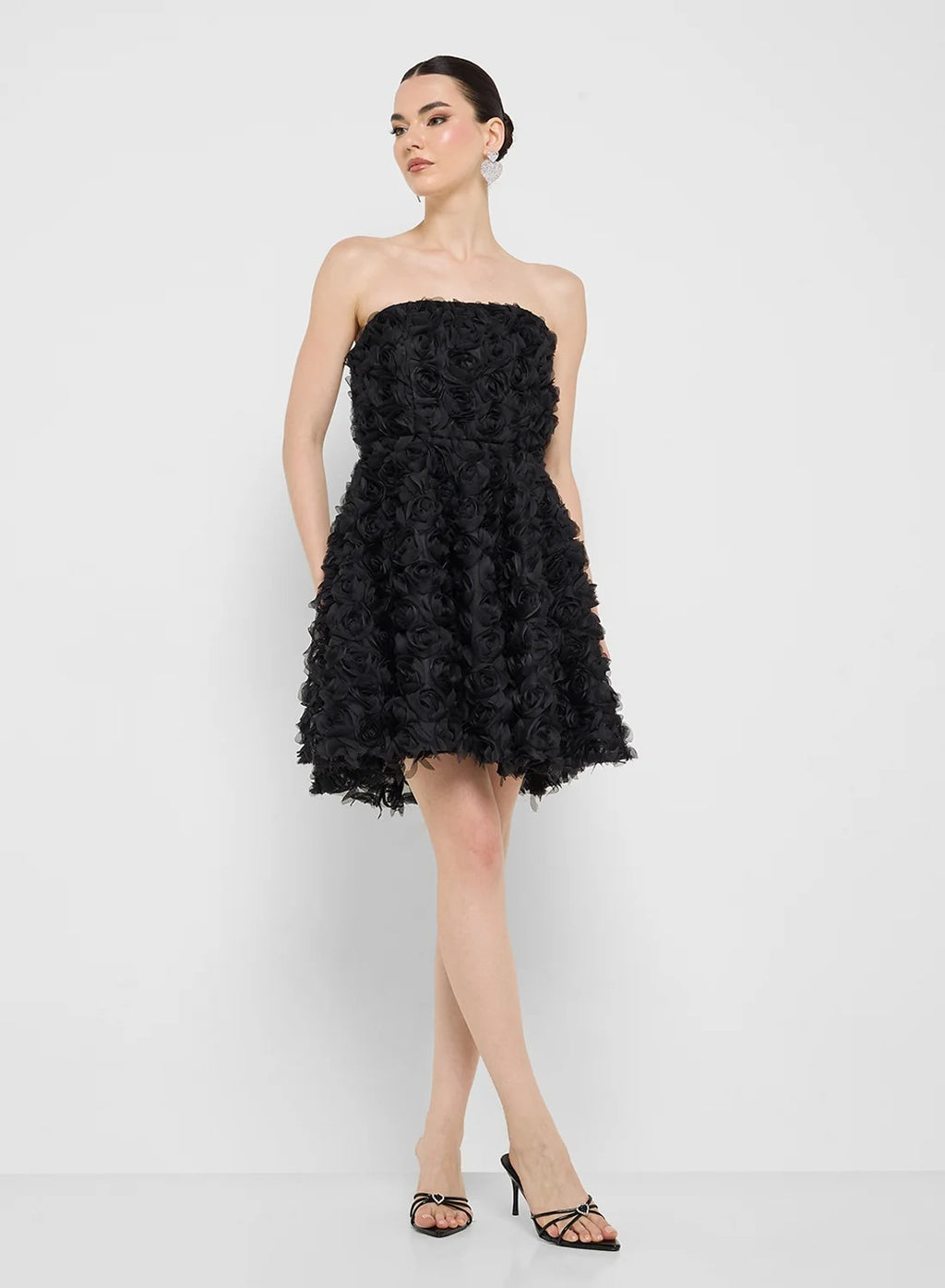Floral Strapless Dress