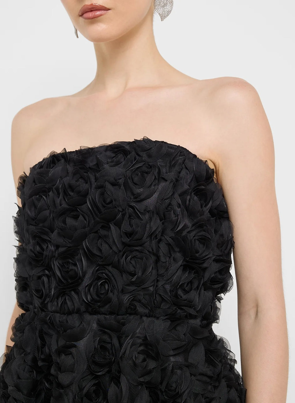Floral Strapless Dress