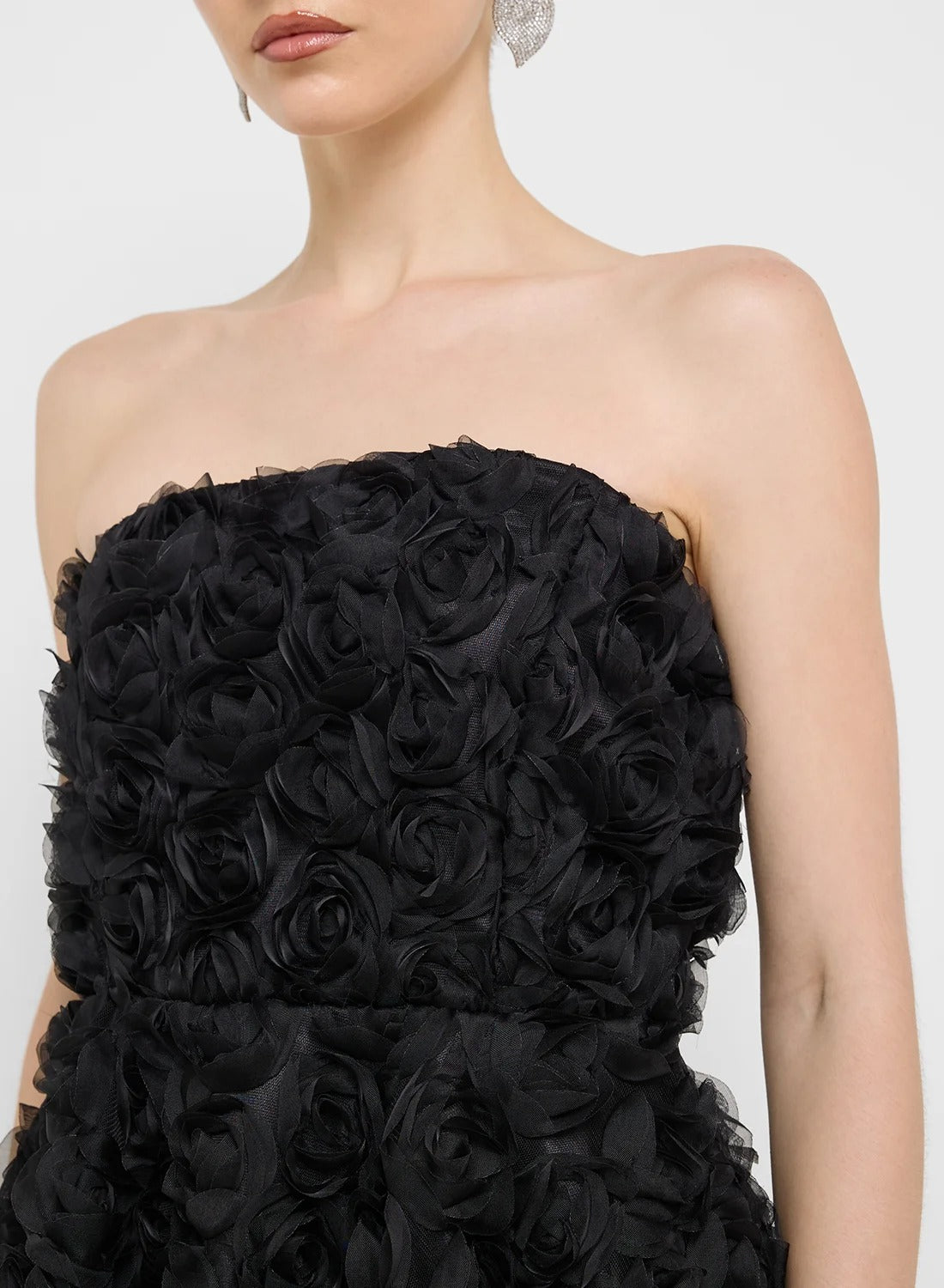 Floral Strapless Dress
