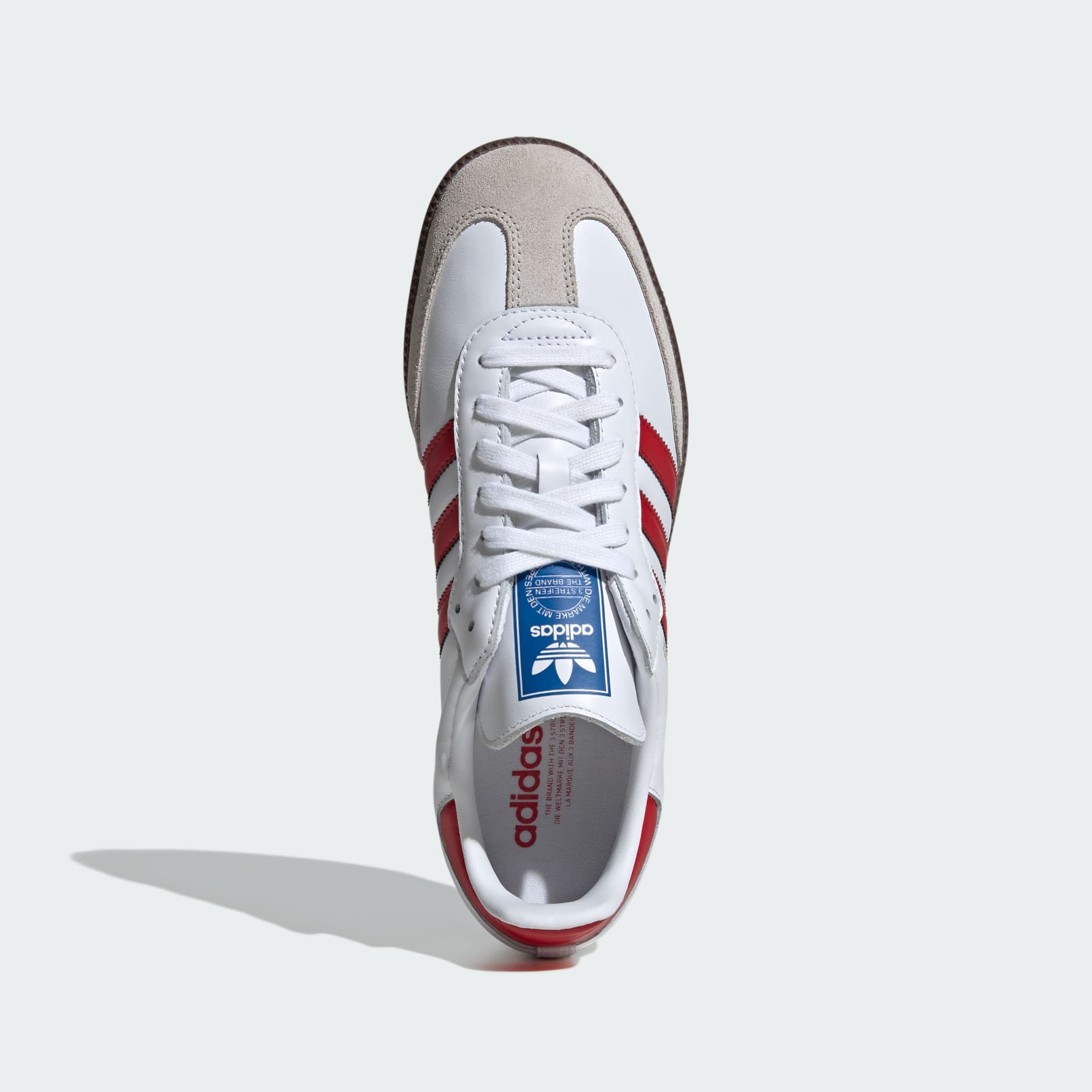 Adidas Samba OG White Scarlet - All About Eg