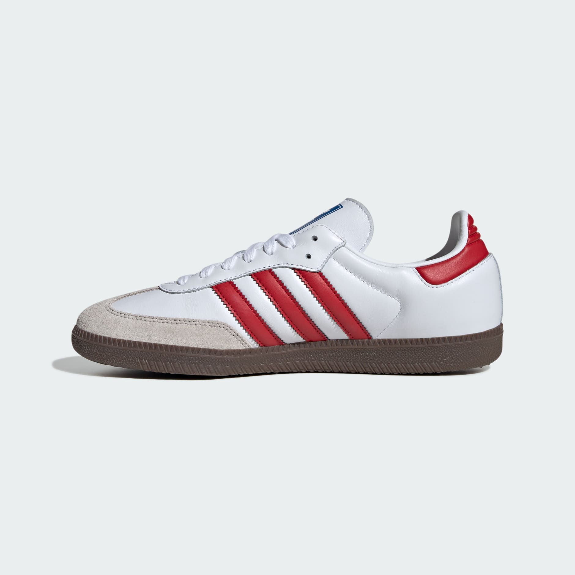 Adidas Samba OG White Scarlet - All About Eg