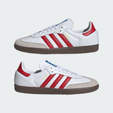 Adidas Samba OG White Scarlet