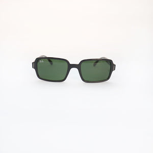 Sunglasses BLACK FRAME GREEN LENS