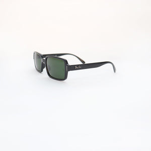 Sunglasses BLACK FRAME GREEN LENS