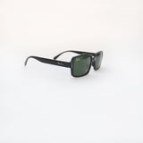 BLACK FRAME GREEN LENS