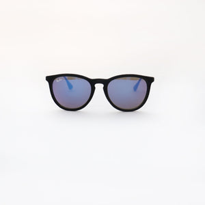 Sunglasses BLACK FRAME BLUE LENS