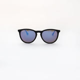 BLACK FRAME BLUE LENS