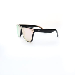 Sunglasses BLACK FRAME PINK LENS