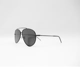 RAY-BAN AVIATOR REVERSE BLACK FRAME BLACK LENS