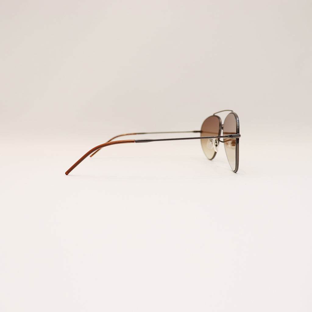 RAY-BAN AVIATOR REVERSE BLACK FRAME BROWN LENS - All About Eg