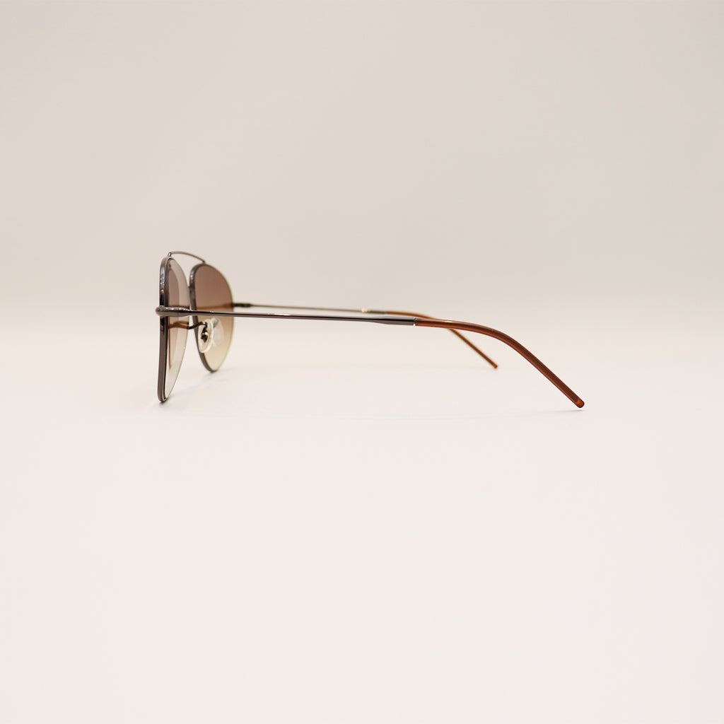 RAY-BAN AVIATOR REVERSE BLACK FRAME BROWN LENS - All About Eg